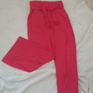 NY&C wide leg pink pant
